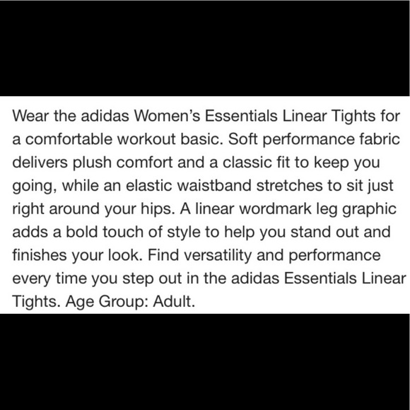 🌟NWOT: adidas Grey Jersey Leggings. M. Rare-UK. - Picture 5 of 5